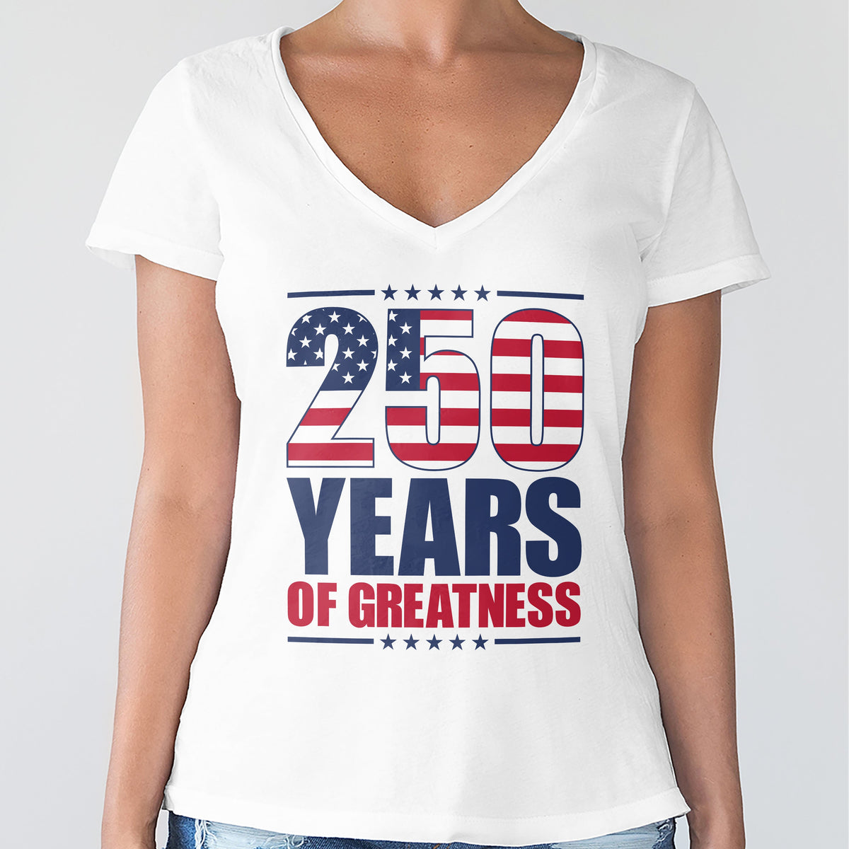 250 Years of Greatness USA Flag Patriotic 1776-2026 Anniversary Bright Shirt LM32 895227