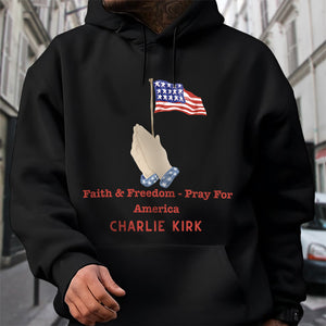 Faith & Freedom – Pray for America Dark Shirt HA75 64590