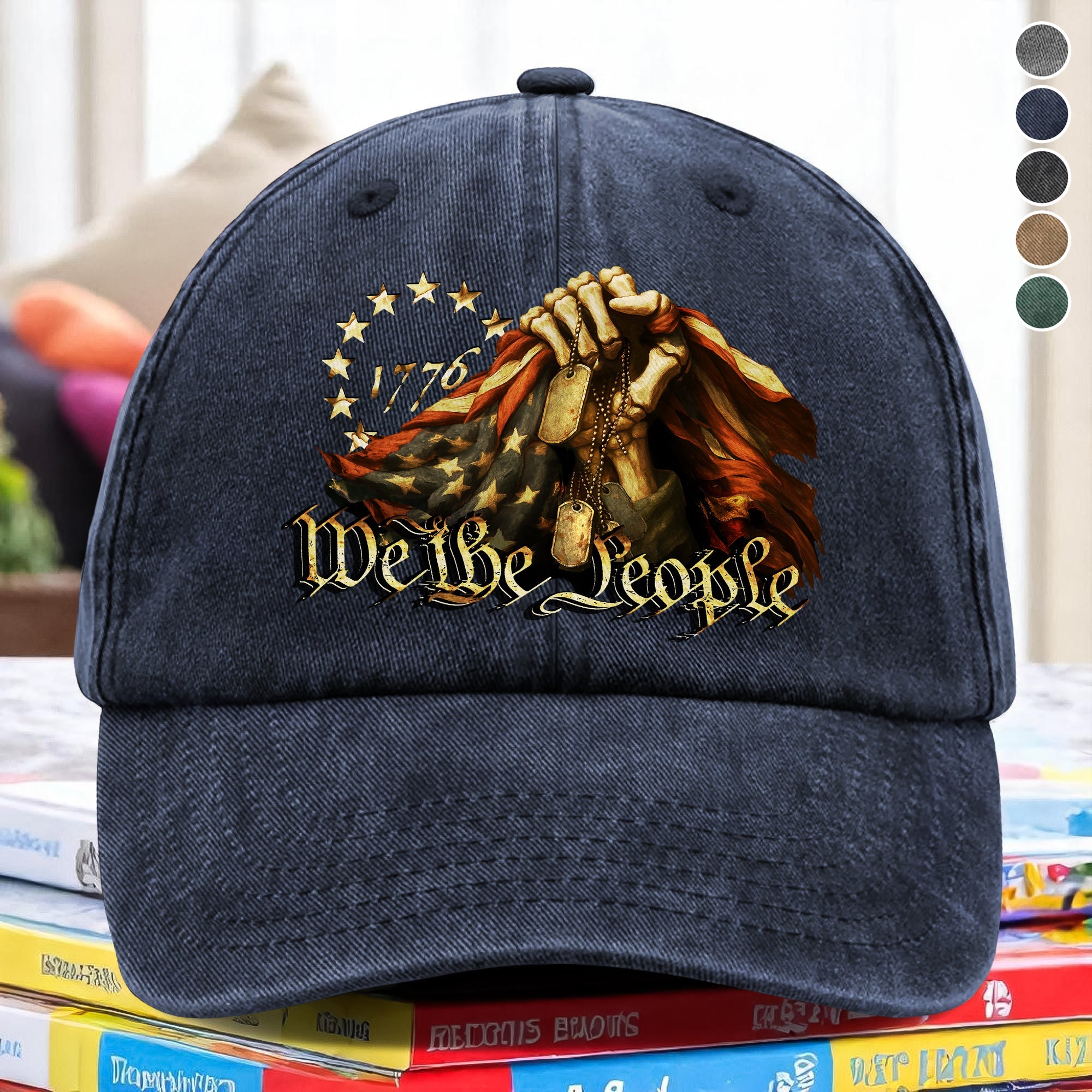 We The People Washed Denim Baseball Cap HO82 N369 894944