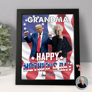 Custom Photo Trump Dad & Mom Picture Frame – Happy Mother’s Day & Father’s Day LM32 897993