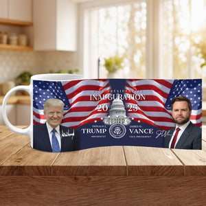 Trump 60th Inauguration - A Unique Political Keepsake Print Full Mug LM32 65235