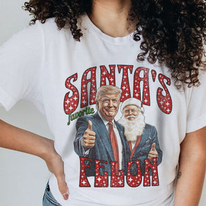 Santas Favortite Felon Distressed Bright Shirt HO82 65236