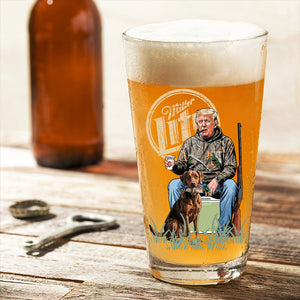 Trump Duck Hunting Beer Glass TH10 64003