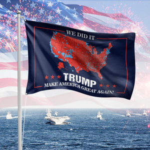 We Did It Trump Make America Great Again House Flag & Garden Flag HA75 63980