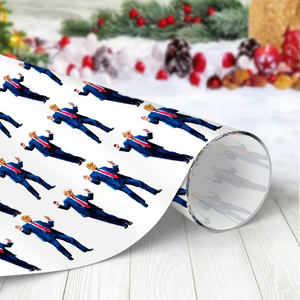 Custom Trump Dancing Style Make Christmas Great Again Wrapping Paper HO82 65454