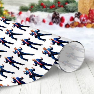 Custom Trump Dancing Style Make Christmas Great Again Wrapping Paper HO82 65454