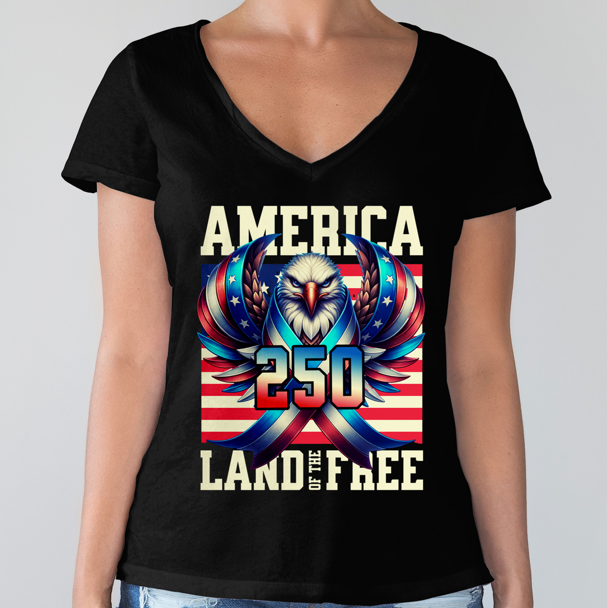 America 250 USA Freedom Liberty Dark Shirt HA75 897284