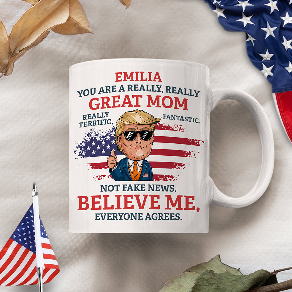 Custom Name You Are A Great Person Personalized Donald Trump White Mug CH07 67338