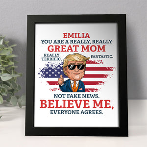 Custom Name You Are A Great Person Personalized Donald Trump Picture Frame CH07 67344