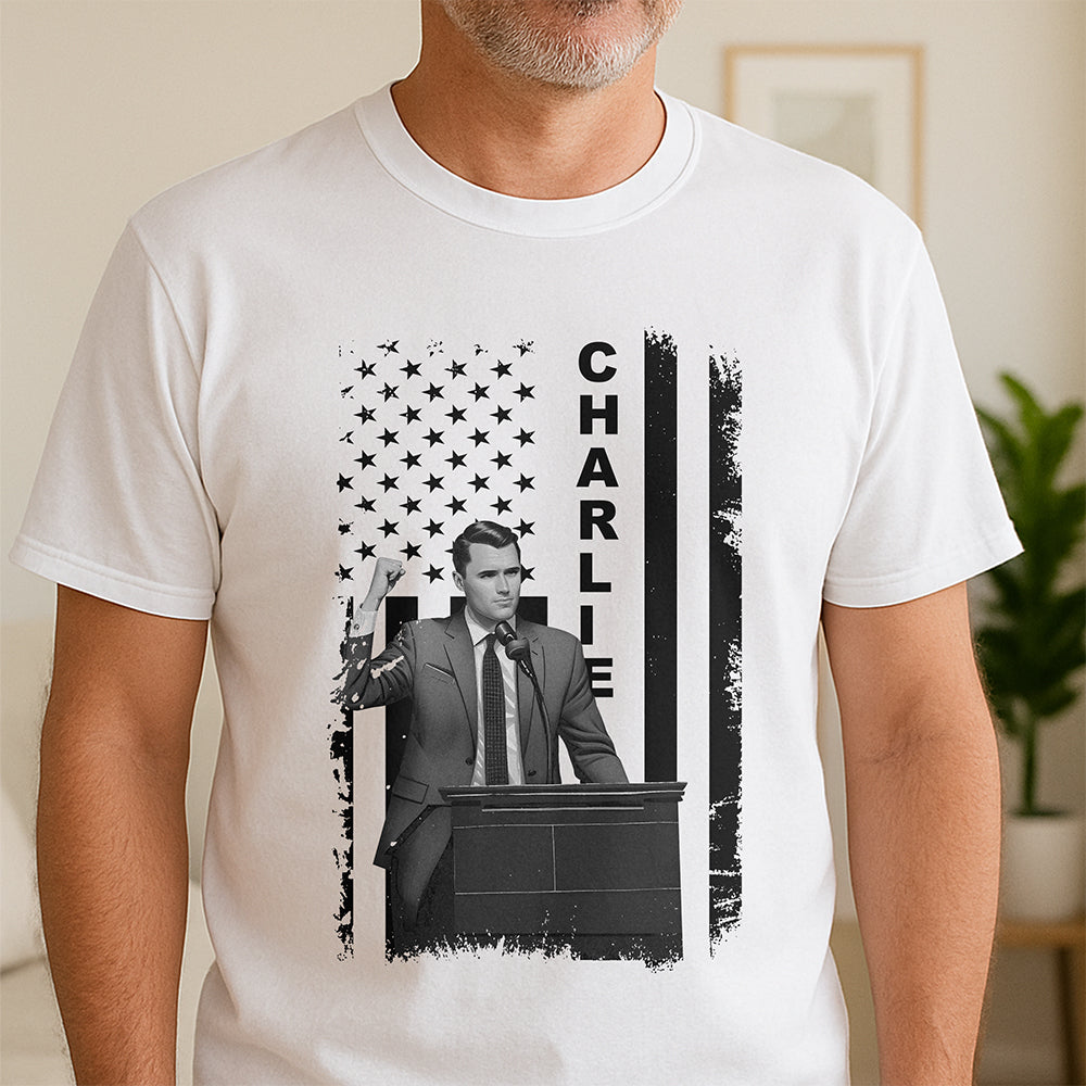Pray for Charlie Kirk – Conservative Christian Political Bright Shirt TH10 64417