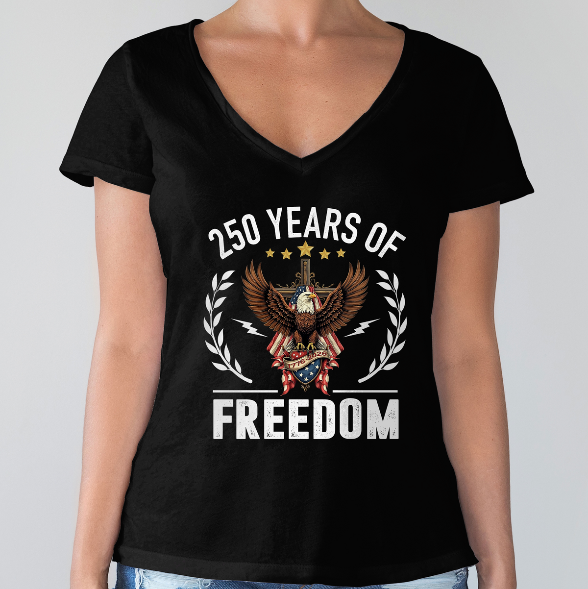 America 250 of Freedom With Eagle Dark Shirt For Family Gift LM32 895139