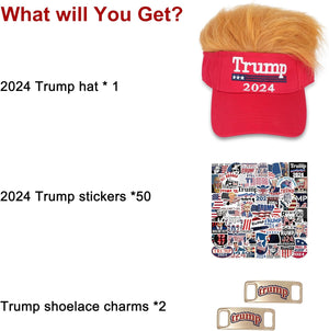 Trump 2024 Hat, Donald Trump Shoes Lace Tag, 50 Pack Trump 2024 Stickers, Trump Bobblehead 2024 Merchandise Donald Trump Sign, the Cult of President Trump MAGA Flag Shirt Socks