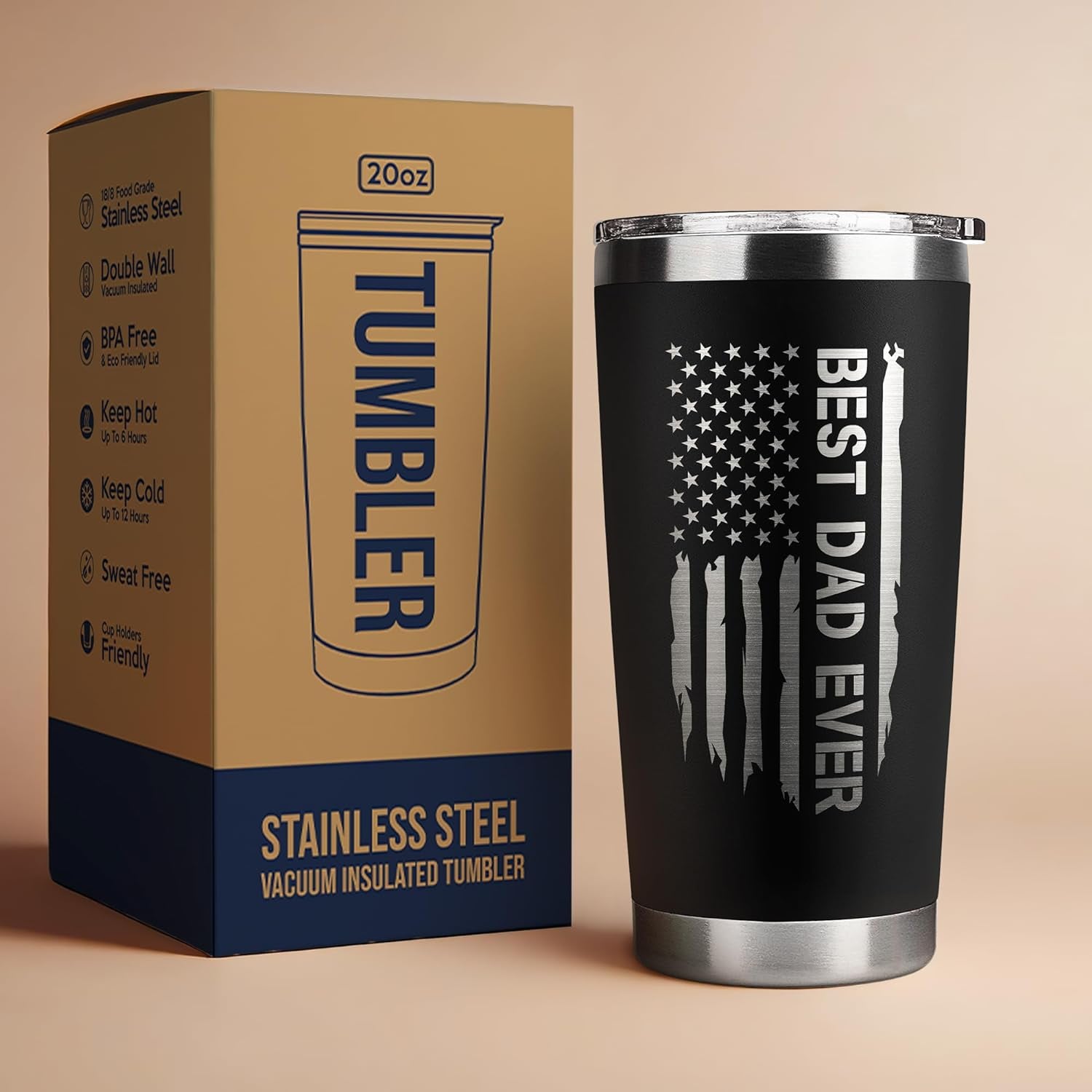 Gifts for Dad from Daughter, Son - Dad Gifts - Birthday Gifts for Dad, Dad Birthday Gift Ideas - Fathers Day Gift for Dad, Father'S Day Gifts for Dad - Christmas Gifts for Dad - 20 Oz Tumbler