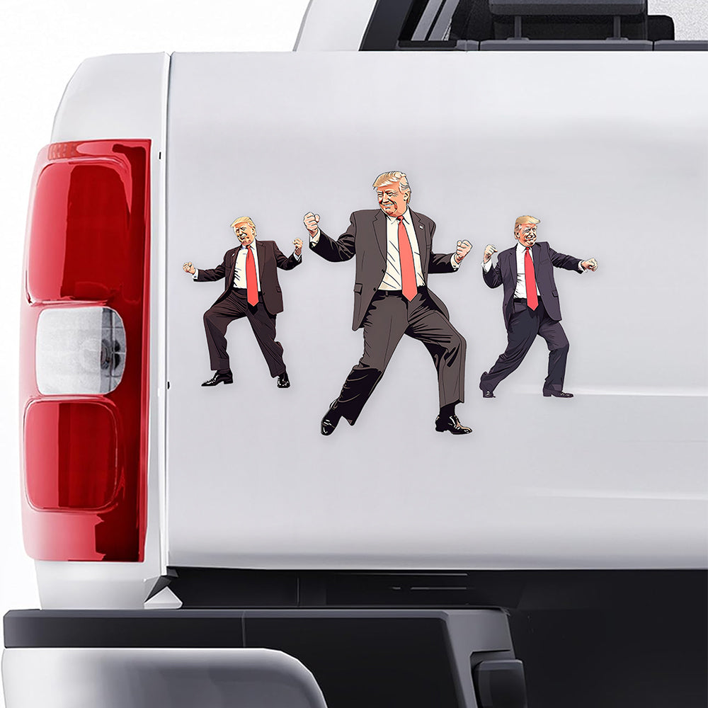 Trump Victory Dance Car Window Decal Sticker HA75 64626