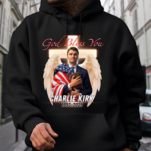 God Bless Charlie Kirk - A True Patriot Dark Shirt HO82 65778