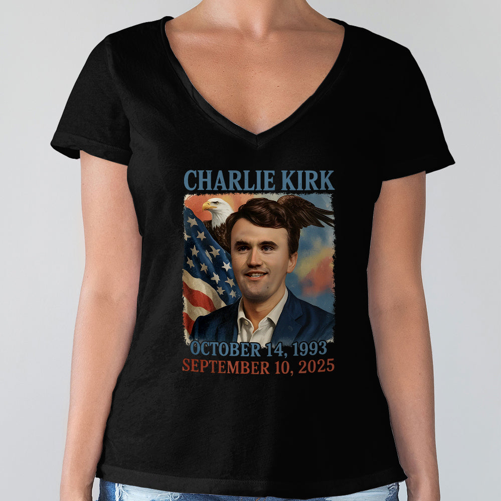 Pray for Charlie Kirk Dark Shirt HA75 64554