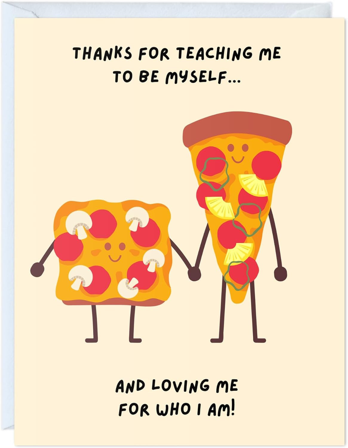 Fathers Day Card for Dad Birthday, Anniversary Husband Him Grandpa Grandfather Stepdad Stepfather, Birthday Thank You Kawaii Greeting Card (Thanks for Feeding Me ...)