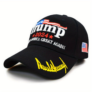 Trump 2024 Make America Great Again Embroidered Unisex Baseball Cap HA75