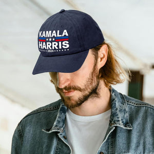 Kamala Harris 2024 Hat Harris President Hat Merchandise Adjustable Baseball Cap