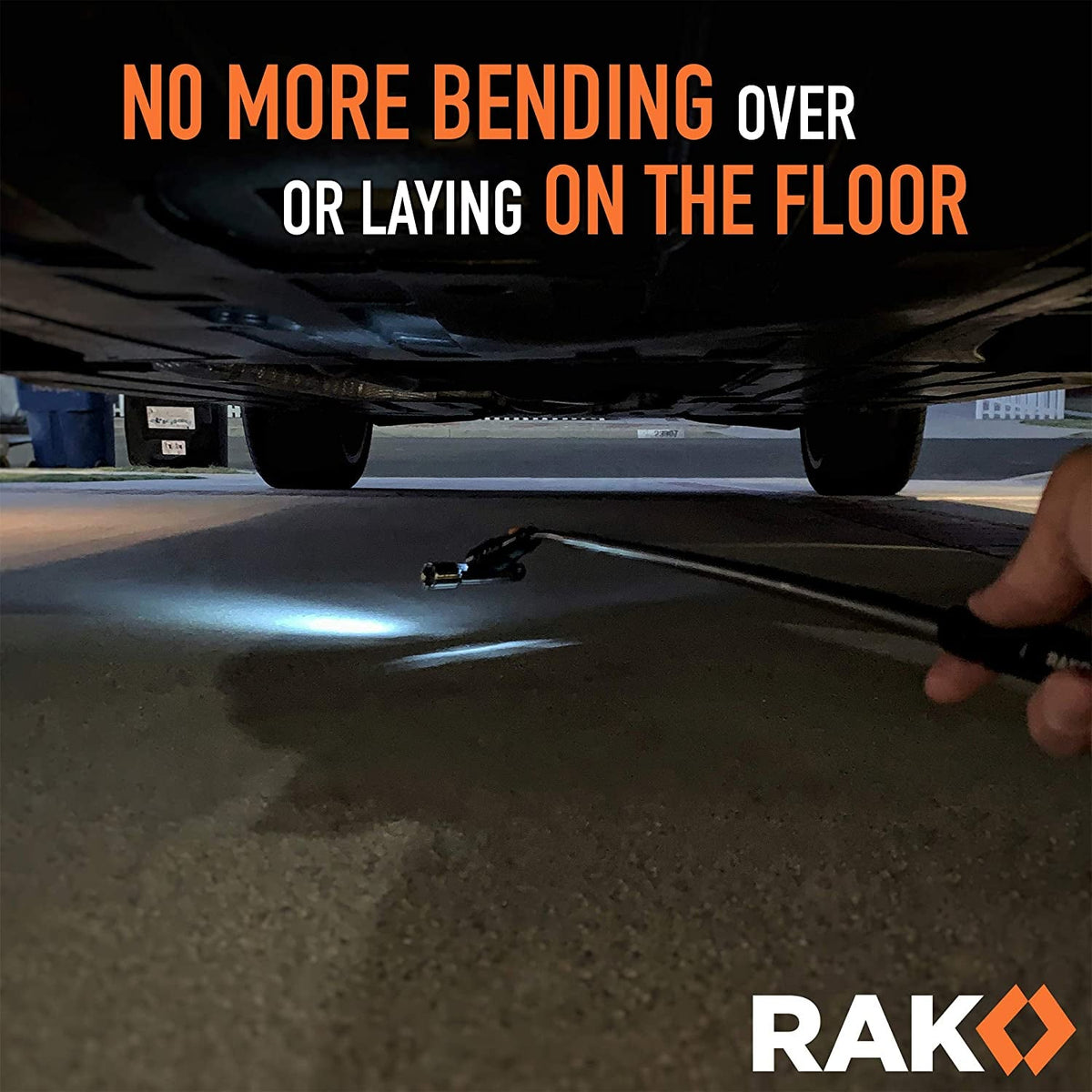 Magnetic Pickup Tool Gifts for Men - Telescoping Magnet with LED Flashlight and 22 Inches Extendable Neck - Cool Gadget Gifts for Dad - LED Flashlgiht