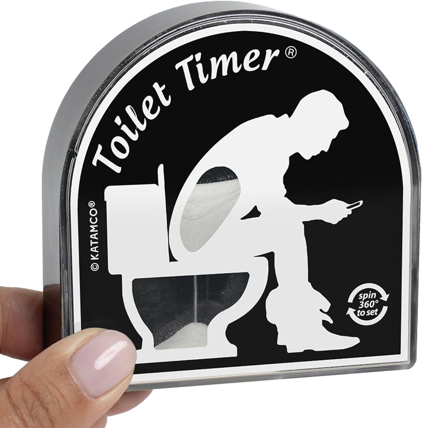 the Original Toilet Timer (Classic), as Seen on Shark Tank. Funny Gift for Men, Husband, Dad, Son, Birthday, Christmas, Stocking Stuffer.