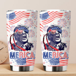 Independence Day American Trump Fat Tumbler Personalized Gift HO82 N304 62574