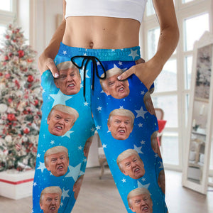 Custom Trump Face Galaxy For Christmas Sweatpants HO82 65420