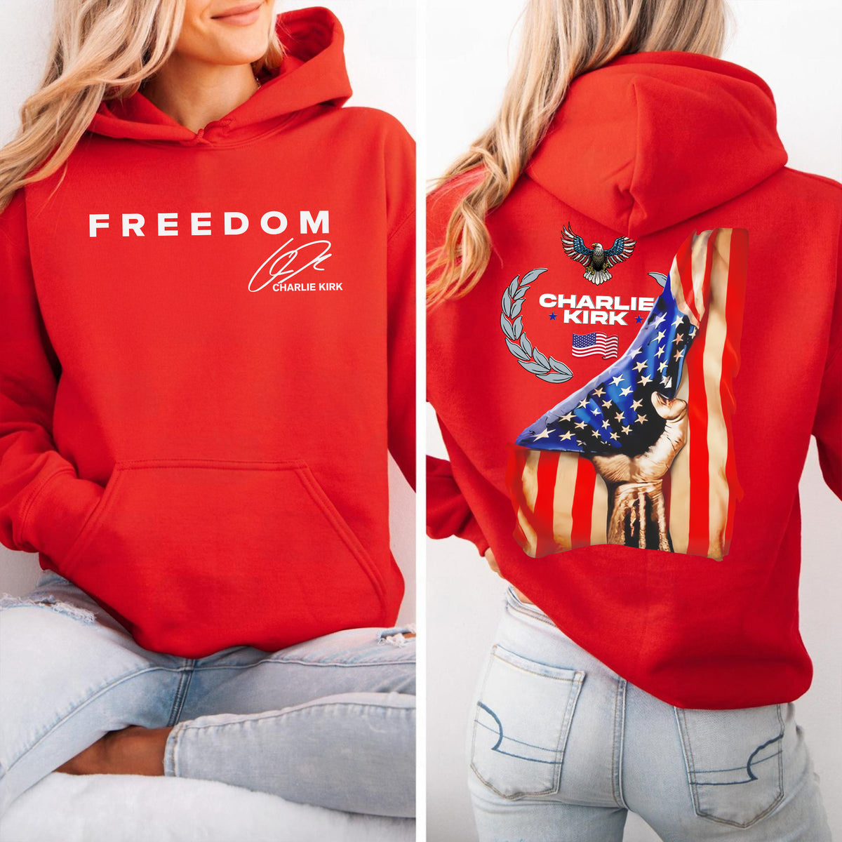 America Flag Charlie Kirk Shirt TH10 64523