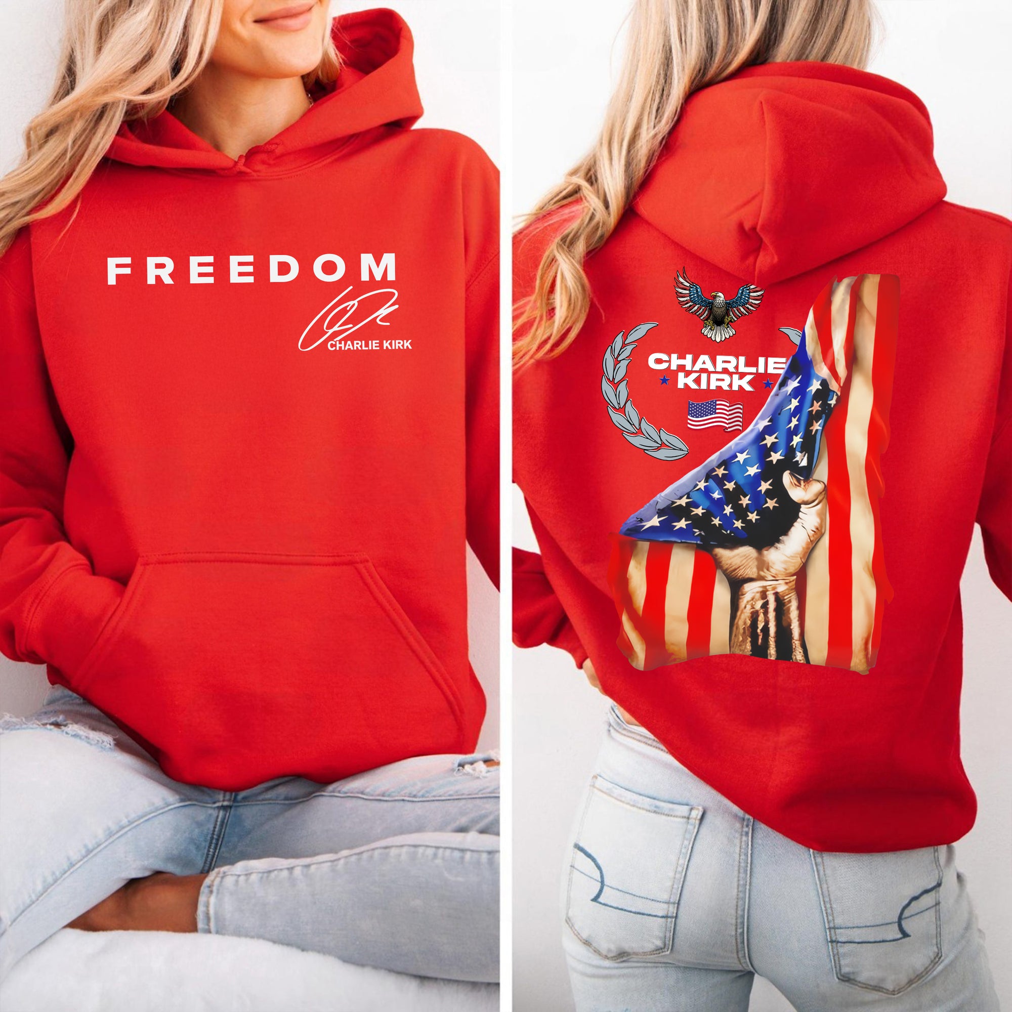 America Flag Charlie Kirk Shirt TH10 64523