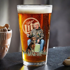 Trump Duck Hunting Beer Glass TH10 64003