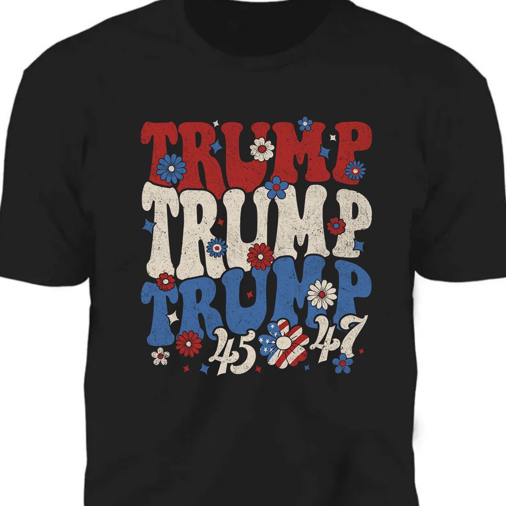 Trump Girl Red White Blue 47 Shirt N369 62467