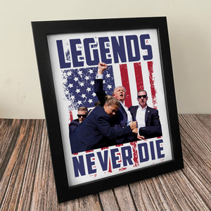 Legends Never D** Donald Trump Picture Frame TH10 63453