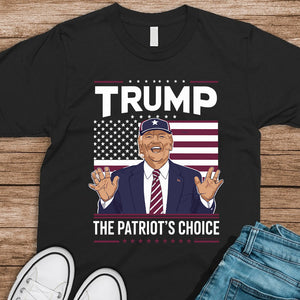 Trump The Patriot's Choice Dark Shirt HA75 62720