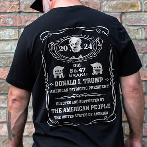 Donald J. Trump American Patriotic President Back Shirt HA75 64074