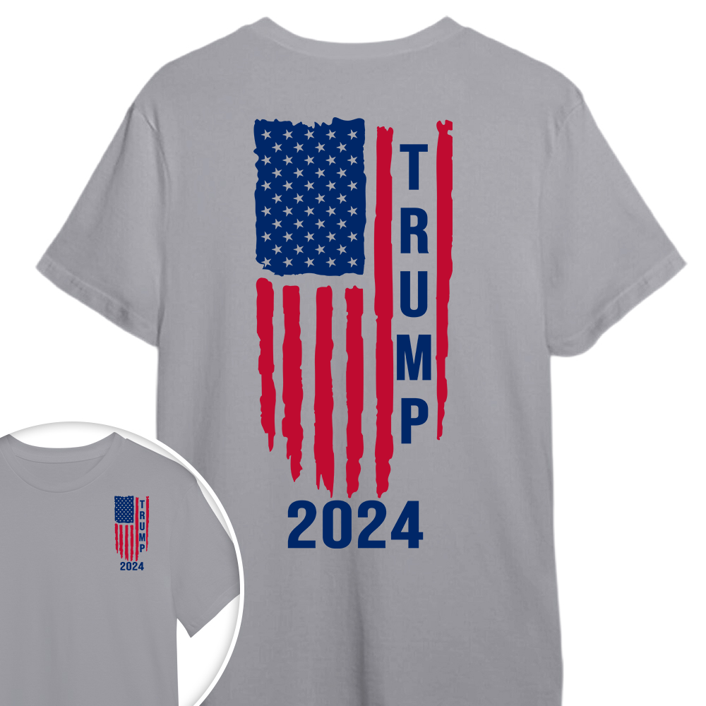 Trump 2024 With America Flag Shirt K228 62431
