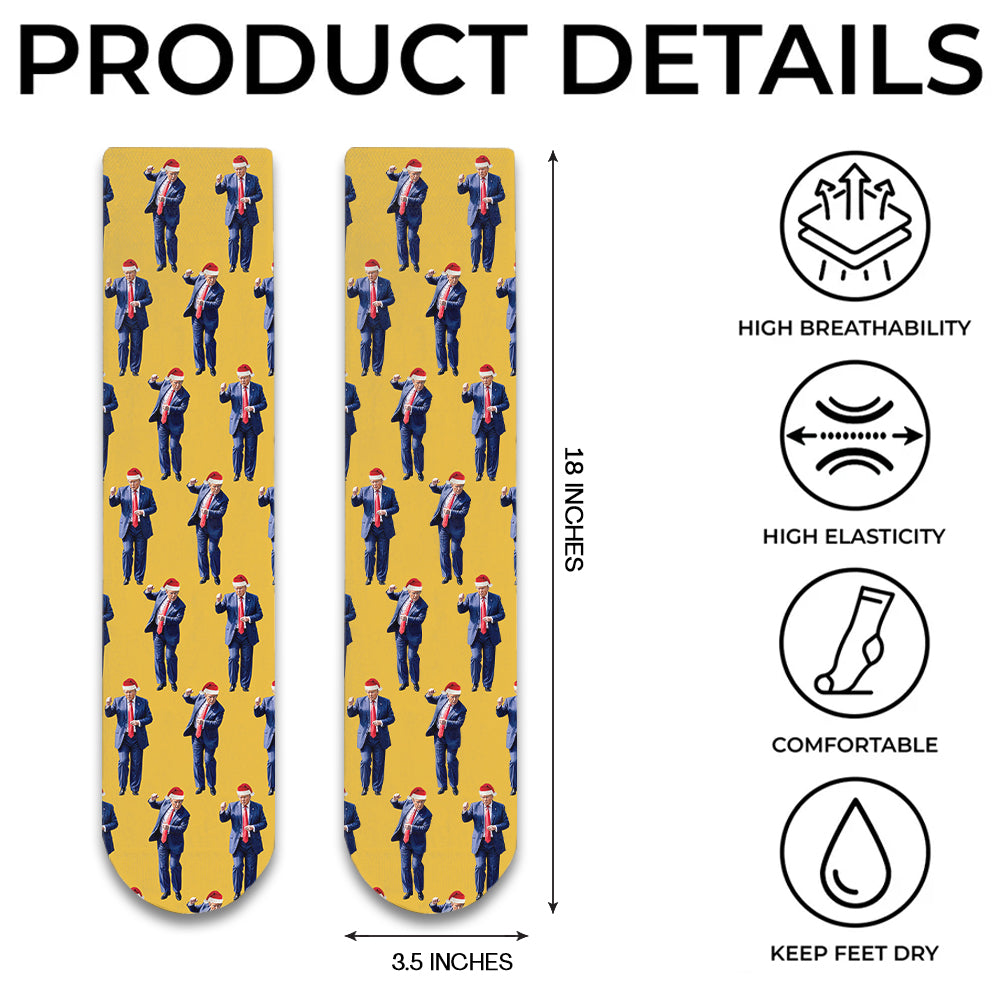 Let’s Embrace The Journey Ahead US Election Middle Tube Socks HO82 65508