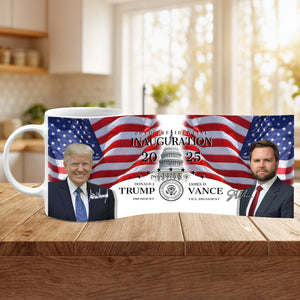 Trump 60th Inauguration - A Unique Political Keepsake Print Full Mug LM32 65235