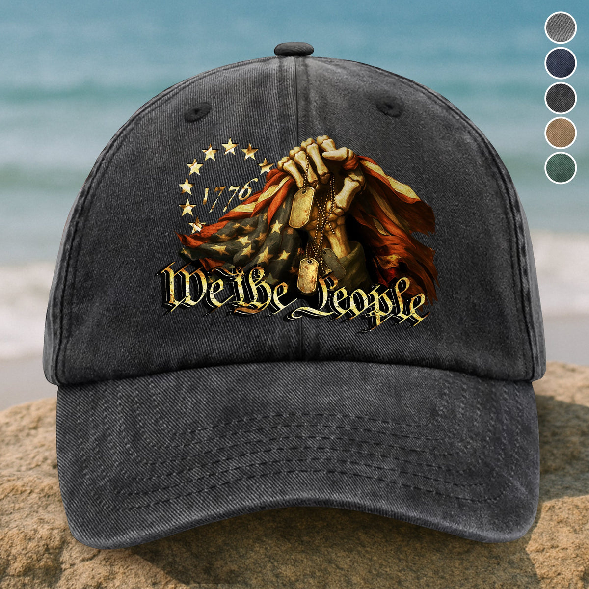 We The People Washed Denim Baseball Cap HO82 N369 894944