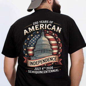 250 Years Of America Back Shirt TH10 894653