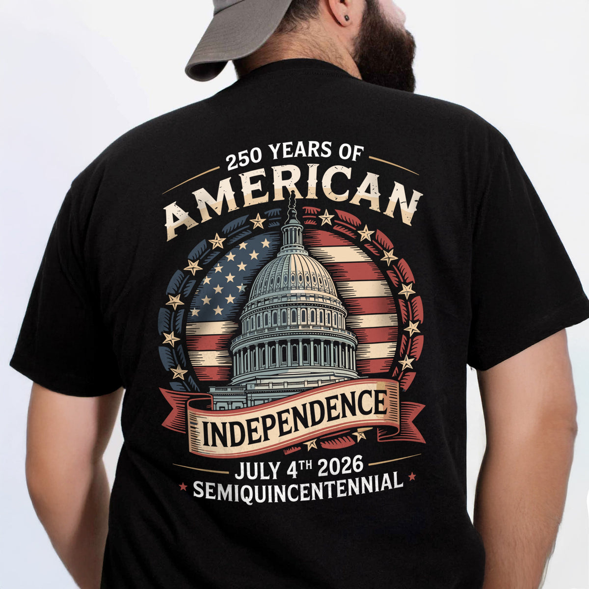 250 Years Of America Back Shirt TH10 894653