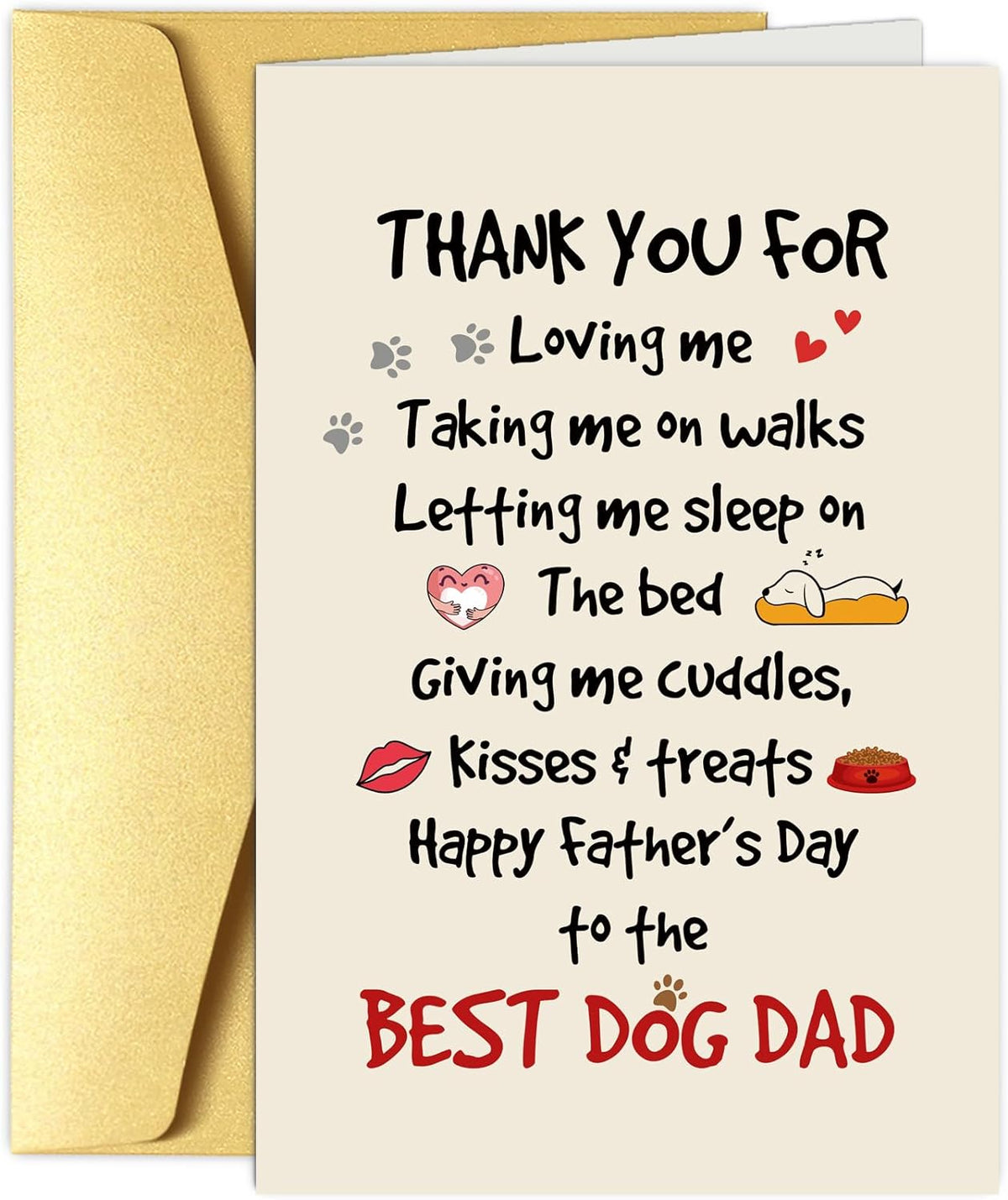 Romantic Poem Father'S Day Card for Husband, Sweet Husband Fathers Day Card from Wife, Happy Father'S Day to My Dear Hubby
