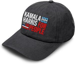 Kamala Harris 2024 Hat Kamala Harris for the People Hat Classic Fashion Adjustable Caps for Men Women