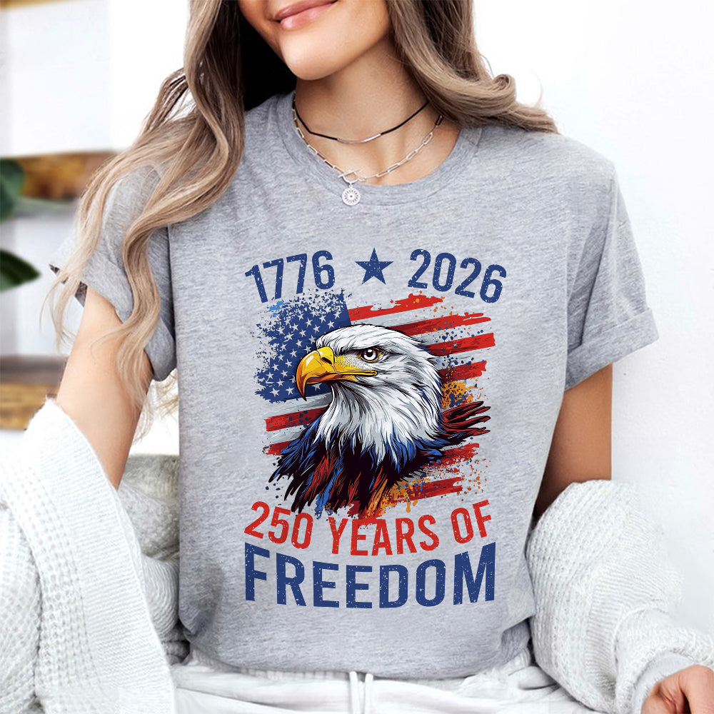 America Semiquincentennial 250 Years Of Freedom Bright Shirt CH07 896686