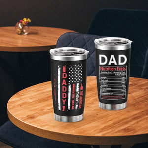 Fathers Day Dad Gifts from Daughter Son Wife, Gifts for Dad Stepdad Father in Law Him Husband New Dad Daddy Grandpa Uncle, Birthday Christmas Anniversary Father'S Day Presents - 20 Oz Tumbler