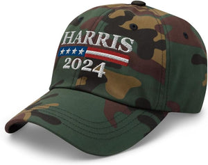 Harris 2024 Hat (Embroidered Adjustable Dad Hat)