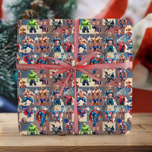 Trump Cartoon MAGA Funny Wrapping Paper - Unique Gift LM32 63971