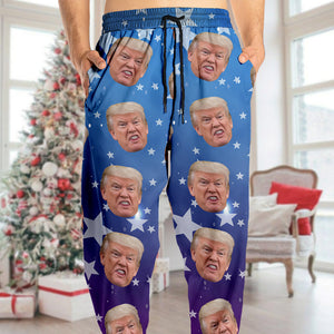 Custom Trump Face Galaxy For Christmas Sweatpants HO82 65420