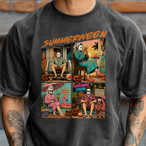 Funny Summerween Comfort Shirt - Spooky Summer Beach Vacation Shirt Gift LM32 669477