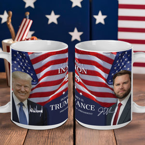 Trump 60th Inauguration - A Unique Political Keepsake Print Full Mug LM32 65235