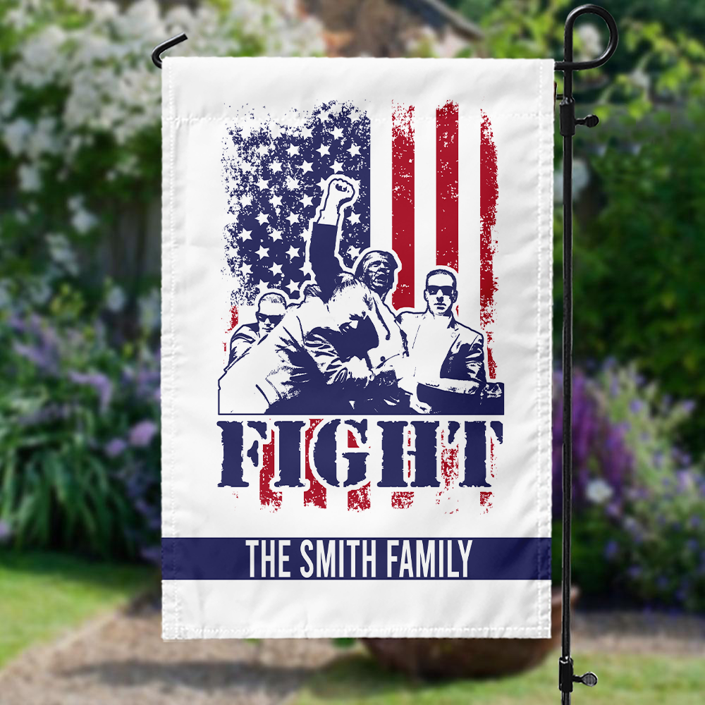 Donald Trump Fight Garden Flag TH10 63077